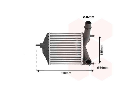 INTERCOOLER IDEA/PUNTO 1.3 JTD vanaf '03 17004280 International Radiators