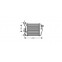 INTERCOOLER LINKS  FIAT 500 1.4i/Abarth vanaf '08 17004375 International Radiators
