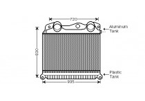 INTERCOOLER MAN TG_A V3 / X vanaf '03