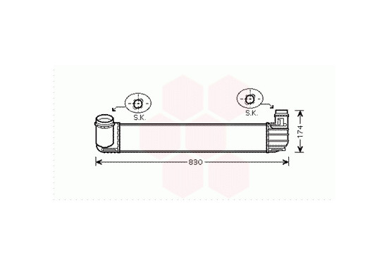 INTERCOOLER MEGANE 2.0DCi HANDGESCHAKELD vanaf '08 43004413 International Radiators