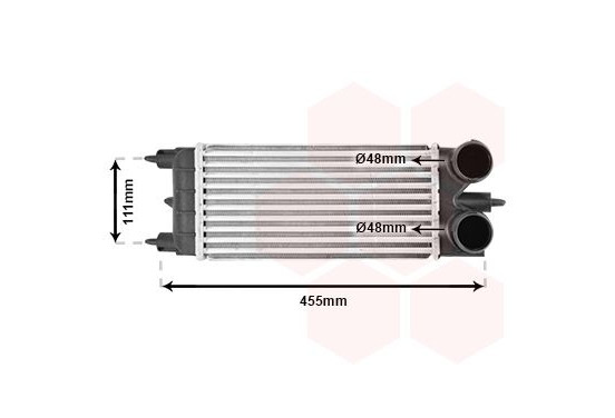 INTERCOOLER 508 1.6 HDi 11/10- 40004365 International Radiators