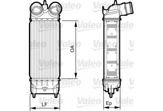 Intercooler 818227 Valeo