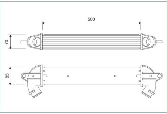 Intercooler 818711 Valeo