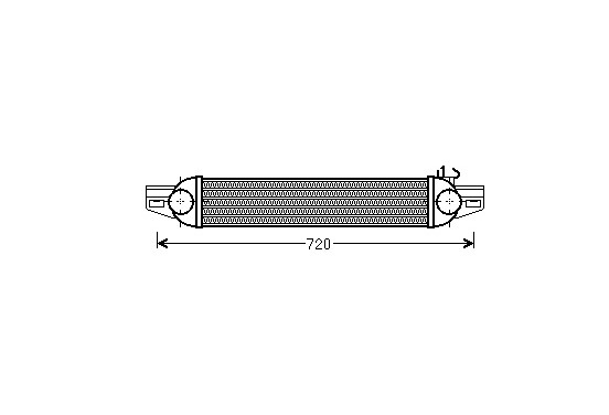 INTERCOOLER FIORINO 1.3JTDM met/zonder AIRCO vanaf '07 17004388 International Radiators