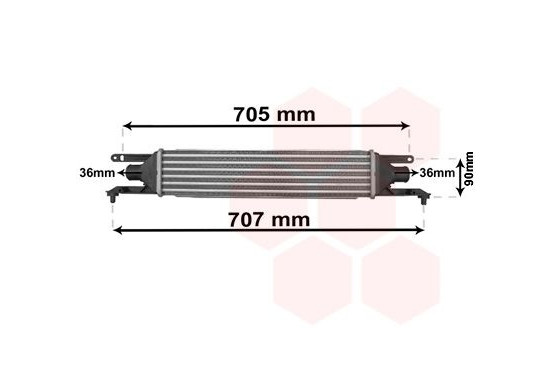 INTERCOOLER GRANDE PUNTO 1.3MJTD 55kw vanaf '05 17004319 International Radiators