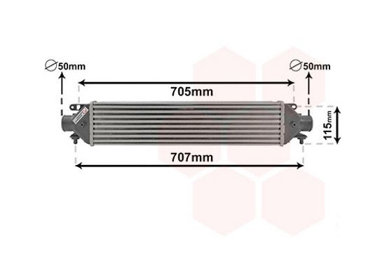 INTERCOOLER GRANDE PUNTO 16MJTD handgeschakeld vanaf '05 17004321 International Radiators