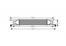 INTERCOOLER GRANDE PUNTO 13MJTD 66kw handgeschakeld