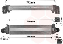 INTERCOOLER Mondeo IV 2.5 i 03/07-