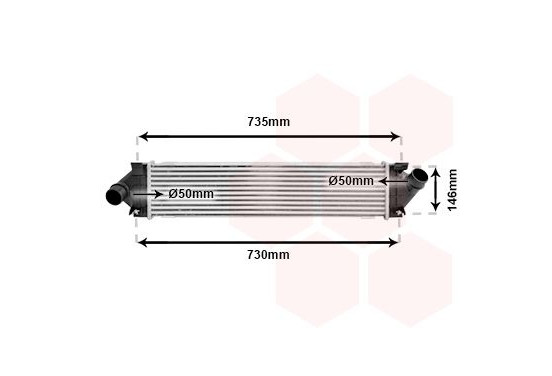 INTERCOOLER Mondeo IV 2.0 TDCi 08/11- 18004480 International Radiators