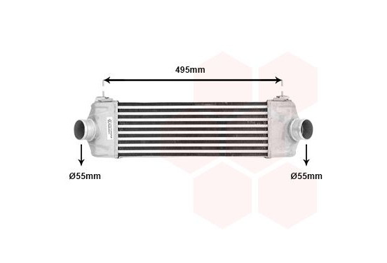 INTERCOOLER TRANSIT DIESEL handgeschakeld vanaf '06 18004406 International Radiators