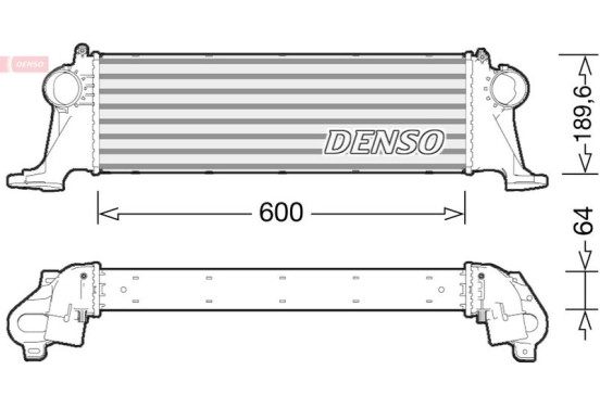 Intercooler DIT12004 Denso