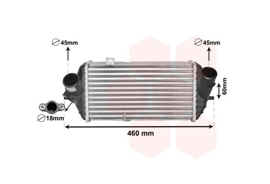 Intercooler 82004389 International Radiators