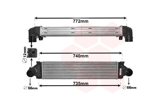 Intercooler 02004218 International Radiators