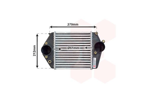 INTERCOOLER MAZDA 6 STATION 2.0CiTD handgeschakeld vanaf '02 27004188 International Radiators