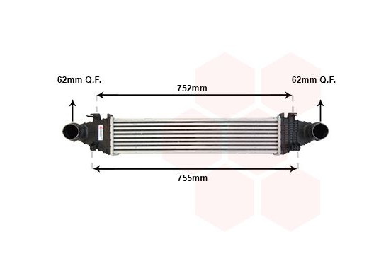 Intercooler 30004556 International Radiators