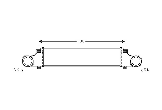 Intercooler 30004410 International Radiators