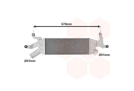 Intercooler, inlaatluchtkoeler 09014703 International Radiators