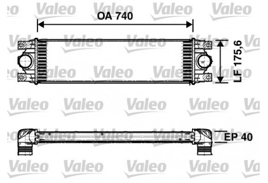 Intercooler 817637 Valeo