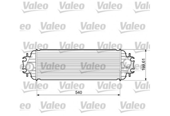 Intercooler 817554 Valeo