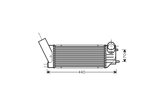 INTERCOOLER 307 2.0HDi vanaf '01 (hand- of automatisch geschakeld) 40004279 International Radiators