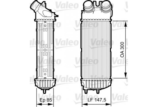 Intercooler 817706 Valeo