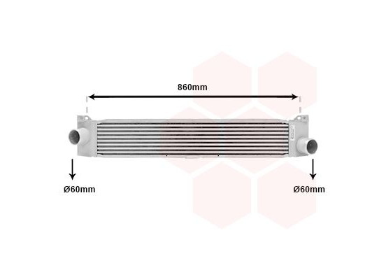 INTERCOOLER DUCATO 2.3JTD handgeschakeld vanaf '06 17004353 International Radiators