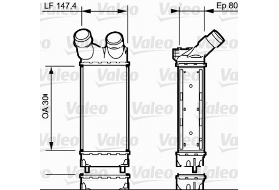 Intercooler 818866 Valeo