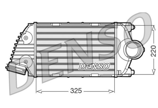 Intercooler DIT28016 Denso