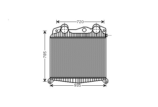 Intercooler 64004018 International Radiators