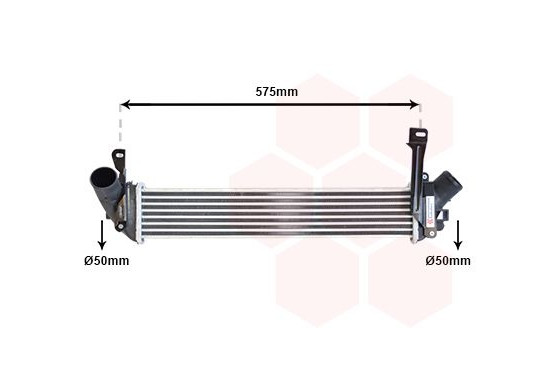 INTERCOOLER KANGOO/RAPID 1.5DCi handgeschakeld vanaf '01 43004346 International Radiators