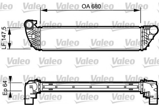 Intercooler 817828 Valeo