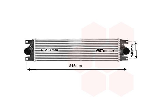 Intercooler 43004089 International Radiators