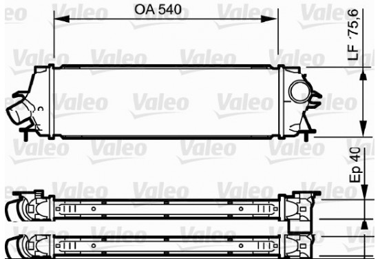 Intercooler 818771 Valeo