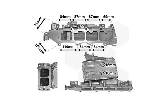 Intercooler 58004361 International Radiators