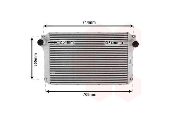 INTERCOOLER 2.2 D4-deurs 53004362 International Radiators