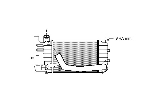 INTERCOOLER 1.4 D4-deurs 53004361 International Radiators