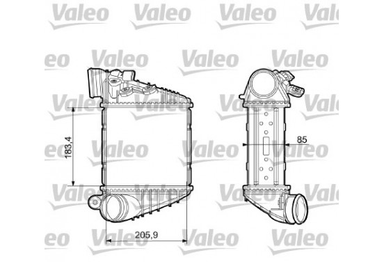 Intercooler 817653 Valeo