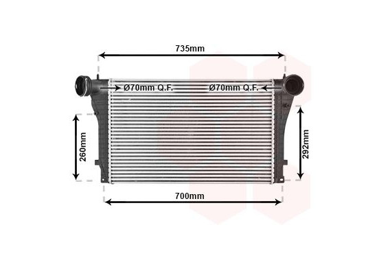 INTERCOOLER LEON/TOLINKS /BORA/GOLFIV 00- 58004319 International Radiators