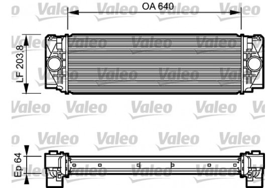 Intercooler 818732 Valeo