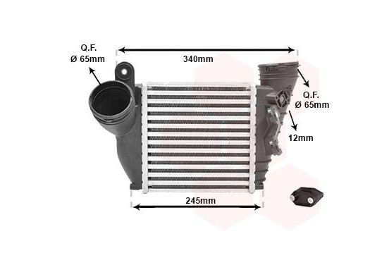 Intercooler 03004354 International Radiators Plus