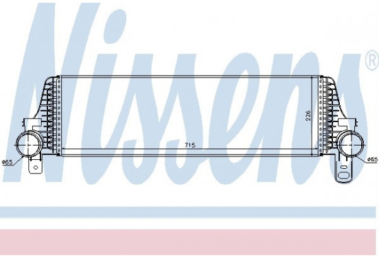 Interkoeler, tussenkoeler 96571 Nissens