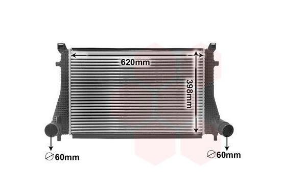 Intercooler, inlaatluchtkoeler 58014702 International Radiators