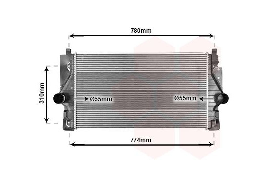 INTERCOOLER T4 2.5TDi handgeschakeld vanaf '01 tot '03 58004246 International Radiators