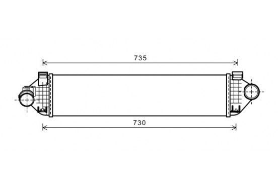 INTERCOOLER Galaxy 1.6 i 11/10- 18004474 International Radiators