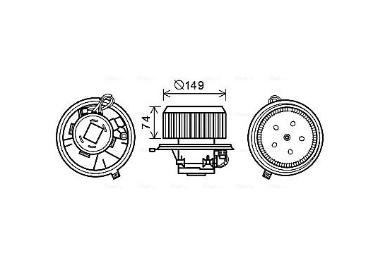 Kachelventilator AL8138 Ava Quality Cooling