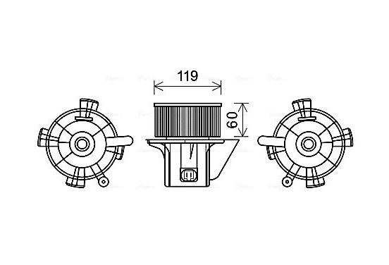 Kachelventilator CN8299 Ava Quality Cooling