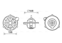 Elektrische motor, Interieurventilatie