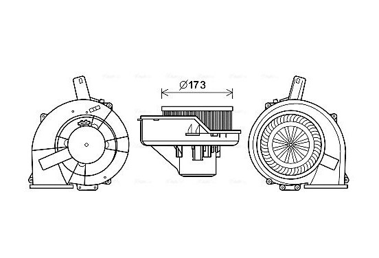 Kachelventilator ST8046 Ava Quality Cooling