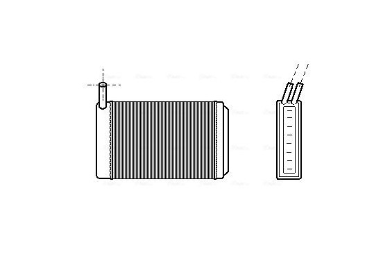 Kachelradiateur, interieurverwarming