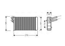 Kachelradiateur, interieurverwarming